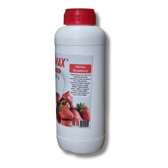Vitimax Strawberry: Çilek İçin Özel Organomineral Bitki Besini 1 Litre - Görsel 2