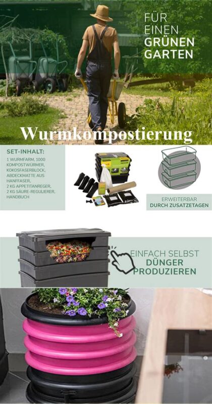 Die besten Behälter und Systeme für die Wurmkompostierung zu Hause