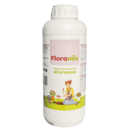 Çiçekli Bitkiler için Solucan Gübreli Bitki Besini 1 Litre