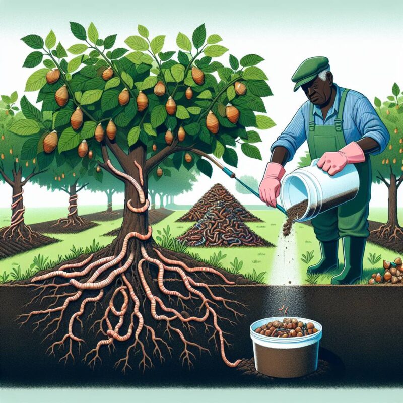 Teox Farm Sıvı Solucan Gübresinin Fındıkta Kullanımı